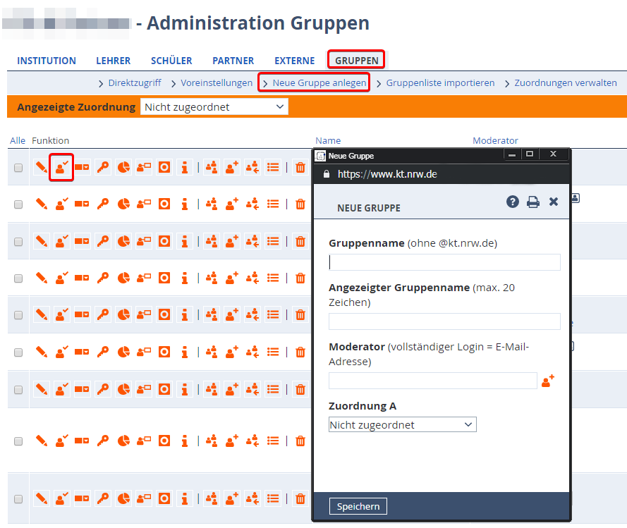 Gruppenverwaltung